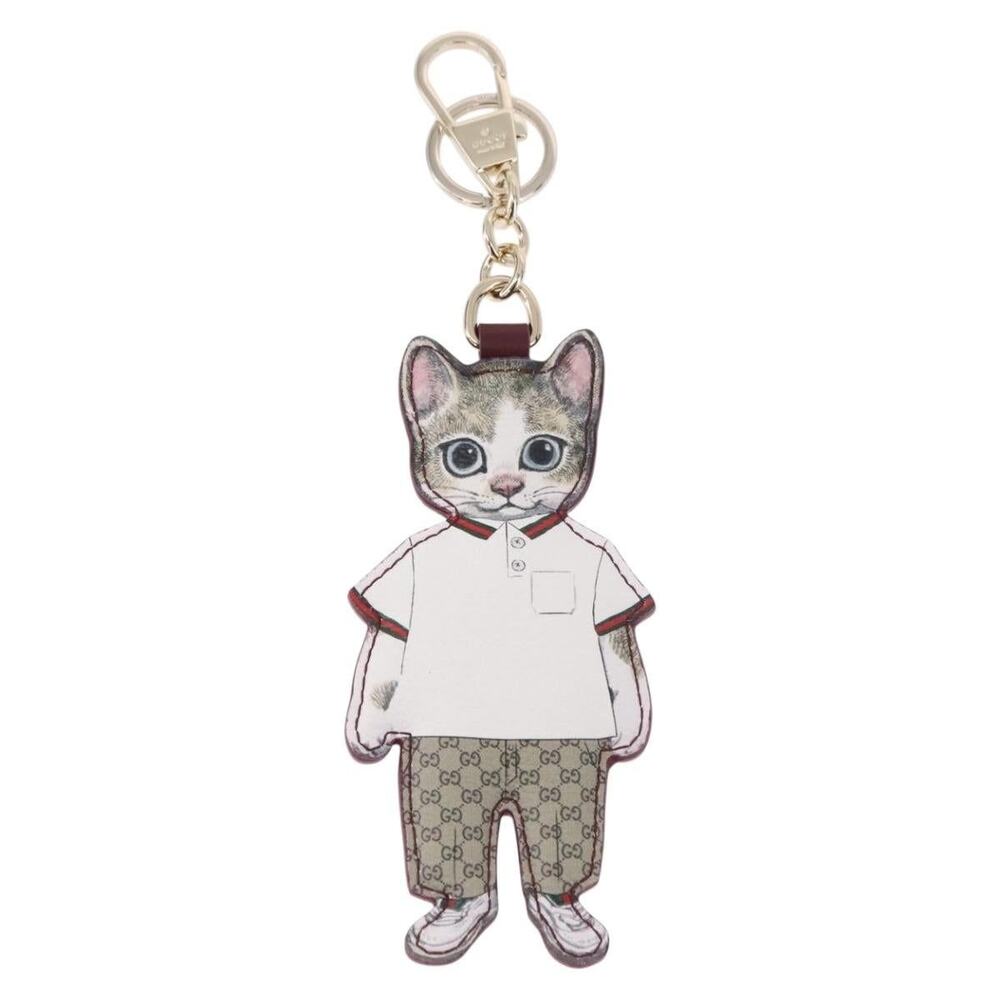 Gucci GG Supreme Yuko Higuchi Boris Charm Red